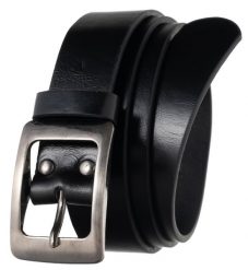 Pasek czarny SBB-CV-3A BLACK 105. Czarne paski damskie 4U Cavaldi, bez wzorów, ze skóry ekologicznej. Za 11.00 zł.