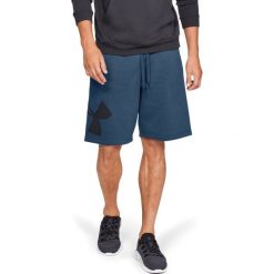 Under Armour Rival Szorty Niebieski. Niebieskie szorty męskie Under Armour, bez wzorów, z bawełny. Za 188.95 zł.