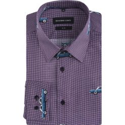 Koszula SIMONE KDWS000645. Fioletowe koszule męskie Giacomo Conti, m, bez wzorów, z bawełny, bez kołnierzyka, bez ramiączek. Za 299.00 zł.
