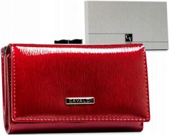 Portfel skórzany 4U Cavaldi [DH] H23-1-SH9 czerwony. Czerwone portfele damskie 4U Cavaldi, z lakierowanej skóry. Za 75.99 zł.