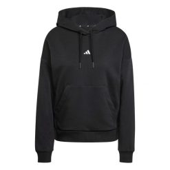 Bluza damska z kapturem adidas Essentials Small Logo Feelcozy. Czarne bluzy damskie Adidas, s, bez wzorów, z materiału, eleganckie, bez ramiączek, z kapturem. Za 251.60 zł.
