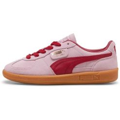 Buty sportowe męskie Puma Palermo. Fioletowe buty sportowe męskie Puma, bez wzorów, z zamszu, bez zapięcia, na fitness i siłownię. Za 390.00 zł.