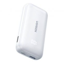 Powerbank 10000mAh Ugreen Nexode PB501, USB + USB-C, 30W PD (biały). Białe powerbanki Ugreen. Za 139.00 zł.
