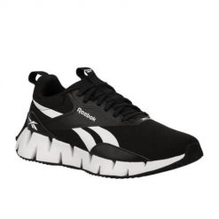 Buty do chodzenia męskie Reebok Zig Dynamica. Czarne buty sportowe męskie Reebok, bez wzorów, z materiału, bez zapięcia, trekkingowe. Za 391.00 zł.