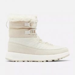 Buty zimowe damskie, Columbia Slopeside Peak Luxe. Brązowe obuwie trekkingowe damskie Columbia, bez zapięcia. Za 554.15 zł.