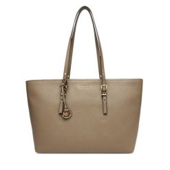 Torebka MICHAEL Michael Kors. Brązowe shopperki damskie MICHAEL Michael Kors, bez wzorów, bez dodatków. Za 889.99 zł.