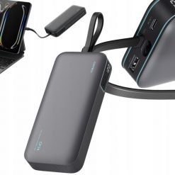 Powerbank Cuktech Powerbank Cuktech LPB200N 40W 20000mAh ze zintegrowanym kablem - szary. Szare powerbanki Cuktech. Za 83.74 zł.