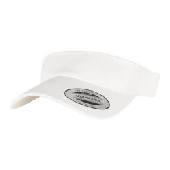 Zakrzywiona Czapka Z Daszkiem. Białe czapki damskie FLEXFIT, bez wzorów. Za 51.99 zł.