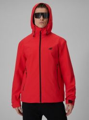 4F Kurtka przejściowa membrana 5000 męska - czerwona XXL. Czerwone kurtki męskie 4F, m, bez wzorów, bez kaptura. Za 299.99 zł.
