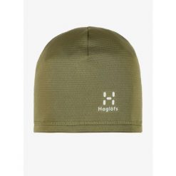 Czapka termoaktywna Haglofs L.I.M Winter Beanie. Zielone czapki damskie Haglöfs, bez wzorów, sportowe. Za 88.99 zł.