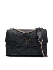 Guess Torebka Cresidia II HWPD98 88210 Czarny. Czarne torebki do ręki damskie Guess, z aplikacjami, ze skóry, bez dodatków. Za 419.99 zł.