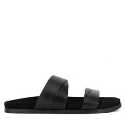 Klapki Badura. Czarne klapki męskie Badura, bez wzorów, bez zapięcia. Za 189.99 zł.