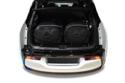 Torby Do Bagażnika Bmw I3 Ev 2013-2022 2Szt Kjust. Czarne torby podróżne damskie KJUST, bez wzorów, z kauczuku. Za 736.00 zł.