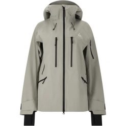 Damska kurtka narciarska SOS Kula 3L. Białe kurtki sportowe damskie SOS, na zimę, l, bez wzorów, bez ramiączek, bez kaptura, narciarskie. Za 1,515.00 zł.