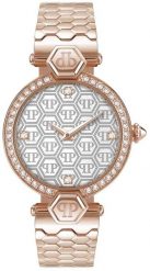 Zegarek Philipp Plein PHILIPP PLEIN PWEAA0821 zegarek damski różowy 32 mm. Czerwone zegarki damskie Philipp Plein. Za 722.63 zł.