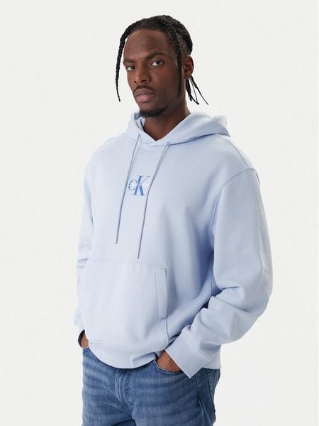 Calvin Klein Jeans Bluza LV04RD243G Fioletowy Regular Fit. Fioletowe bluzy męskie Calvin Klein Jeans, m, bez wzorów, z bawełny, bez ramiączek, bez kaptura. Za 329.99 zł.