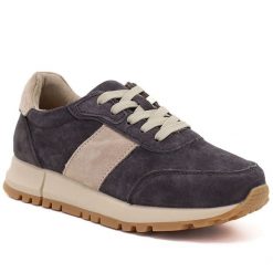 Skórzane półbuty damskie sneakersy brązowe Potocki 40354. Brązowe półbuty damskie POTOCKI, bez wzorów, ze skóry, sportowe, bez obcasa, bez zapięcia. Za 179.99 zł.