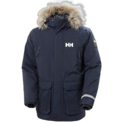 Parka Helly Hansen Reine. Niebieskie parki męskie Helly Hansen, m, bez wzorów, z syntetyku, sportowe, bez kołnierzyka, bez kaptura. Za 1,275.85 zł.
