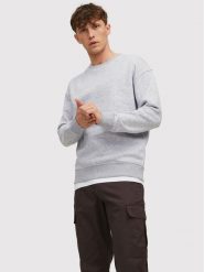 Jack & Jones Bluza Star 12208182 Szary Regular Fit. Szare bluzy męskie Jack & Jones, m, bez wzorów, z syntetyku, retro, bez ramiączek, bez kaptura. Za 149.99 zł.
