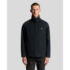 Kurtka myśliwska Lyle & Scott. Czarne kurtki męskie LYLE AND SCOTT, l, bez wzorów, z materiału, bez kaptura. Za 762.05 zł.