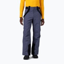 Spodnie narciarskie męskie Rossignol Insulated Ski. Niebieskie spodnie sportowe męskie Rossignol, m, bez wzorów, narciarskie. Za 719.99 zł.
