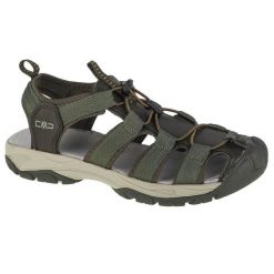 Sandały turystyczne CMP Sahiph. Zielone sandały męskie CMP, bez wzorów, z materiału, bez zapięcia. Za 229.99 zł.