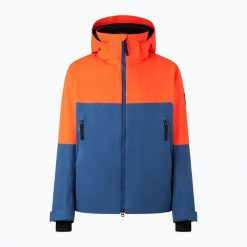 Kurtka narciarska męska BOGNER FIRE+ICE Halor. Brązowe kurtki sportowe męskie na zimę, m, bez wzorów, z materiału, bez kaptura, narciarskie. Za 2,099.00 zł.