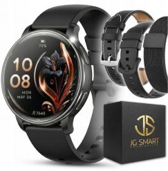 Smartwatch JG Smart Y25 Czarny. Czarne zegarki smartwatch JG Smart, bez wzorów. Za 269.90 zł.
