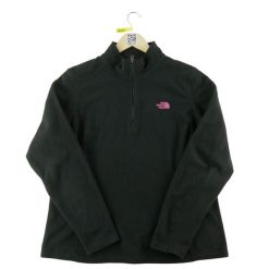 Second life - The North Face bluza polar damska - Stan dobry. Czarne bluzy damskie The North Face, l, bez wzorów, z materiału, sportowe, bez ramiączek, bez kaptura. Za 106.46 zł.