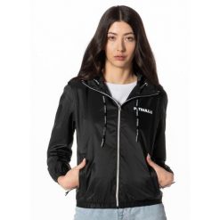 Kurtka przejściowa damska Pitbull z kapturem Dahlia II. Czarne kurtki sportowe damskie PITBULL, s, bez wzorów, bez ramiączek, z kapturem, trekkingowe. Za 189.00 zł.