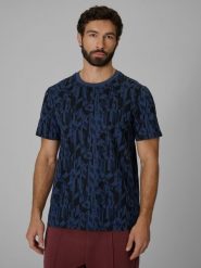 4F T-shirt regular z nadrukiem męski - granatowy XXL. Niebieskie t-shirty męskie 4F, m, bez wzorów, z bawełny, bez kołnierzyka, bez ramiączek. Za 79.99 zł.