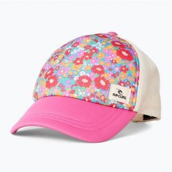 Czapka z daszkiem damska Rip Curl Mixed Yardage Trucker. Czerwone czapki damskie Rip Curl, na zimę, bez wzorów. Za 98.99 zł.