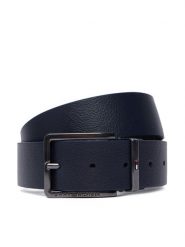 Tommy Hilfiger Pasek Oliver Rev 3.5 AM0AM14569 Granatowy. Niebieskie paski męskie Tommy Hilfiger, ze skóry. Za 269.99 zł.