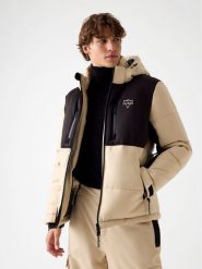 Guess Kurtka przejściowa 179584 Beżowy Classic Fit. Brązowe kurtki męskie Guess, m, z aplikacjami, bez kaptura. Za 1,739.00 zł.