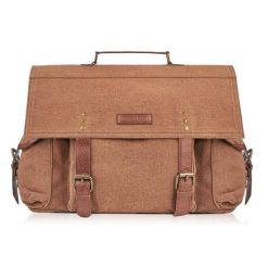 Torba na laptopa brązowa PAOLO PERUZZI E-01-BR. Brązowe torby na laptopa damskie Paolo Peruzzi, bez wzorów, z bawełny. Za 159.99 zł.