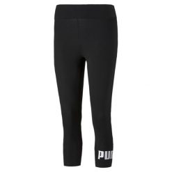 Spodnie legginsy damskie Puma Ess 3/4. Białe legginsy damskie Puma, bez wzorów. Za 69.00 zł.