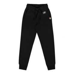 Spodnie dresowe z bawełna z sznurek regulacyjny na co dzień. Czarne spodnie dresowe damskie LEONE 1947 APPAREL, bez wzorów, z bawełny, sportowe. W wyprzedaży za 82.10 zł.