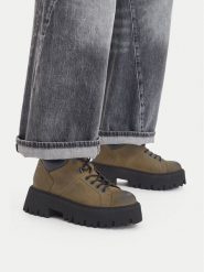 G-Star Raw Trapery CEO-WI34-MANYA-06 Khaki. Brązowe trapery damskie G-Star, z nubiku, bez zapięcia. Za 399.99 zł.