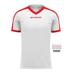Koszulka Sportowa Givova Revolution 3XL Biała-Czerwona - Oddychająca i Lekka. Białe koszulki sportowe męskie Givova, xl, bez wzorów, bez ramiączek, do piłki nożnej. Za 122.99 zł.