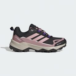 Buty Terrex Skychaser AX5 GORE-TEX Hiking. Czarne obuwie trekkingowe damskie Adidas, z gore-texu, bez zapięcia. Za 529.00 zł.