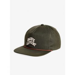 Czapka z daszkiem Kavu Ridgemont - forest night. Zielone czapki damskie KAVU, bez wzorów, sportowe. Za 114.99 zł.