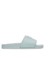 PINKO Klapki SS0093 E027 E72 Niebieski jasny. Niebieskie klapki damskie Pinko, bez wzorów, z syntetyku, bez obcasa, bez zapięcia. Za 309.99 zł.