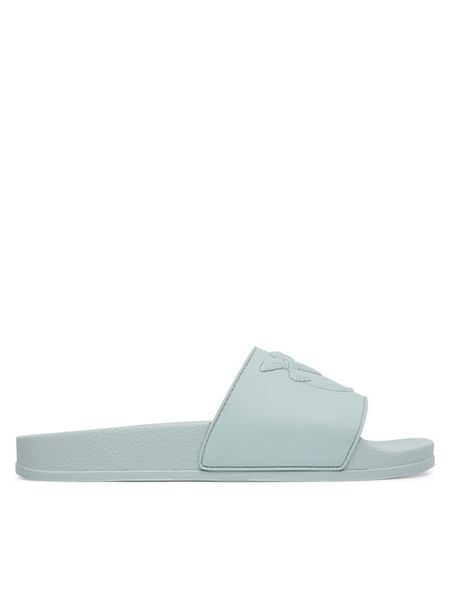 PINKO Klapki SS0093 E027 E72 Niebieski jasny. Niebieskie klapki damskie Pinko, bez wzorów, z syntetyku, bez obcasa, bez zapięcia. Za 219.99 zł.