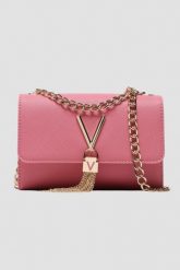 VALENTINO Różowa kopertówka Divina SA. Czerwone torebki do ręki damskie Valentino by Mario Valentino, bez wzorów, małe, bez dodatków. W wyprzedaży za 192.99 zł.