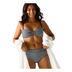 Dół Od Bikini Damski Paski Tkanina Seersucker Loria. Białe stroje kąpielowe damskie Regatta, bez wzorów, z elastanu. Za 100.99 zł.