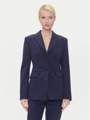 HUGO Marynarka Asmalla-1 50533901 Granatowy Slim Fit. Niebieskie marynarki i żakiety damskie Hugo, bez wzorów, z syntetyku, bez kołnierzyka, bez ramiączek. Za 789.99 zł.