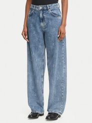 HUGO Jeansy 50567343 Niebieski Straight Leg. Niebieskie jeansy damskie Hugo, bez wzorów, z bawełny. Za 509.99 zł.