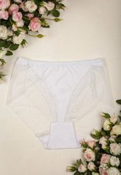 Białe Koronkowe Majtki Figi z Wysokim Stanem Lexitte. Białe majtki damskie Born2be, z koronki. Za 9.99 zł.