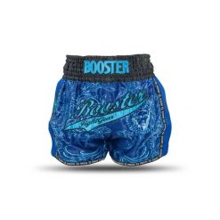 Szorty do boksu tajskiego Booster Fight Gear TBT Medusa. Niebieskie szorty damskie BOOSTER FIGHT GEAR, bez wzorów, sportowe. Za 315.50 zł.
