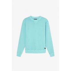 Bluza Le Temps des cerises Varel. Niebieskie bluzy męskie Le Temps Des Cerises, m, bez wzorów, bez ramiączek, bez kaptura. W wyprzedaży za 174.00 zł.